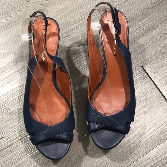 Via Spiga Luciana Platform Wedge Espadrille Sandal - Picture 1 of 8